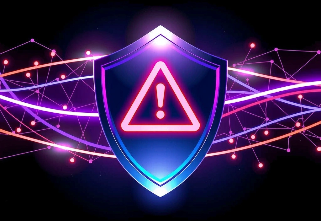Shield icon with a caution sign, representing disclaimers